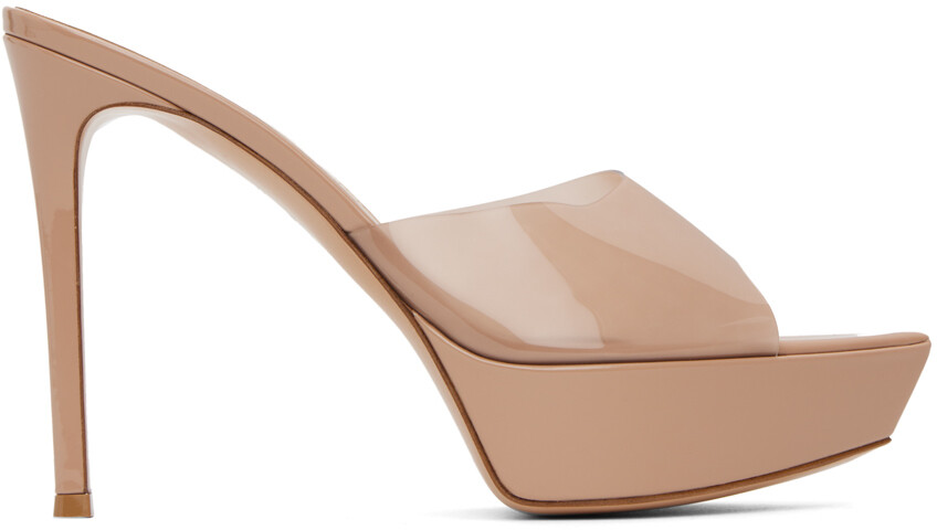 

Бежевые босоножки на платформе Betty Gianvito Rossi