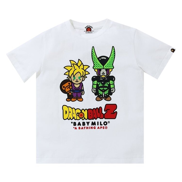 

Футболка BAPE x Dragon Ball Z Baby Milo Son Gohan & Cell Tee 'White', белый