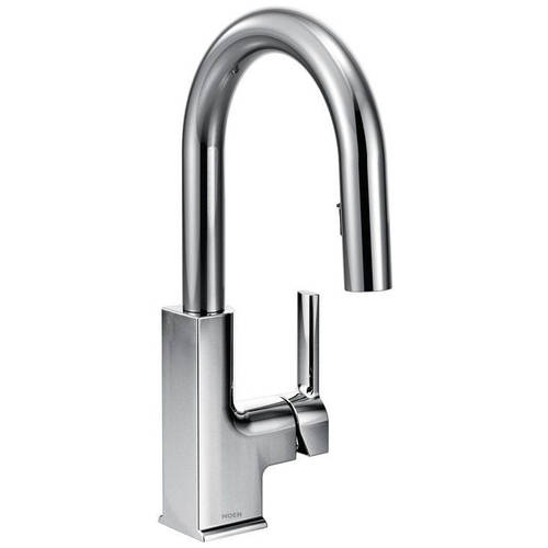 

Смеситель Moen S62308SRS Sto с одной ручкой и выдвижным распылителем, chrome