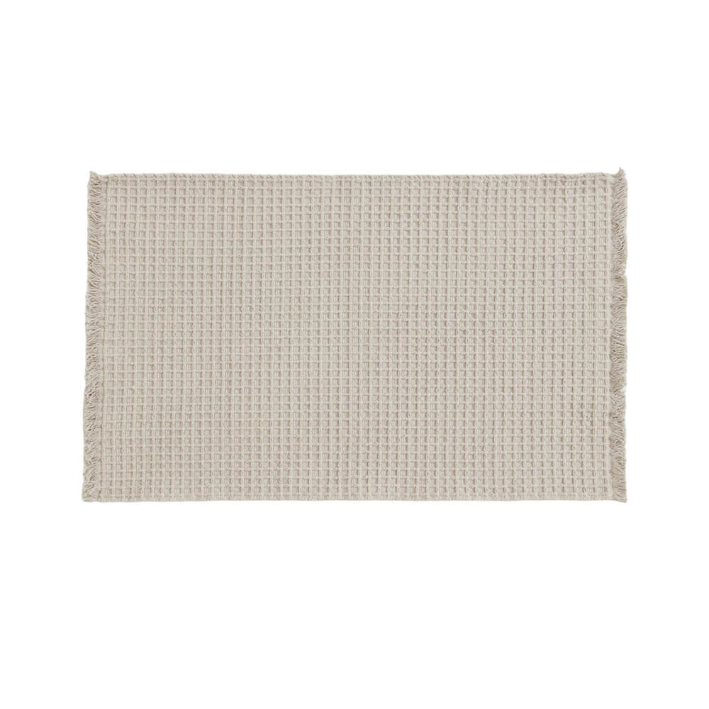 

Коврик H&M Home In A Waffle Weave, бежевый