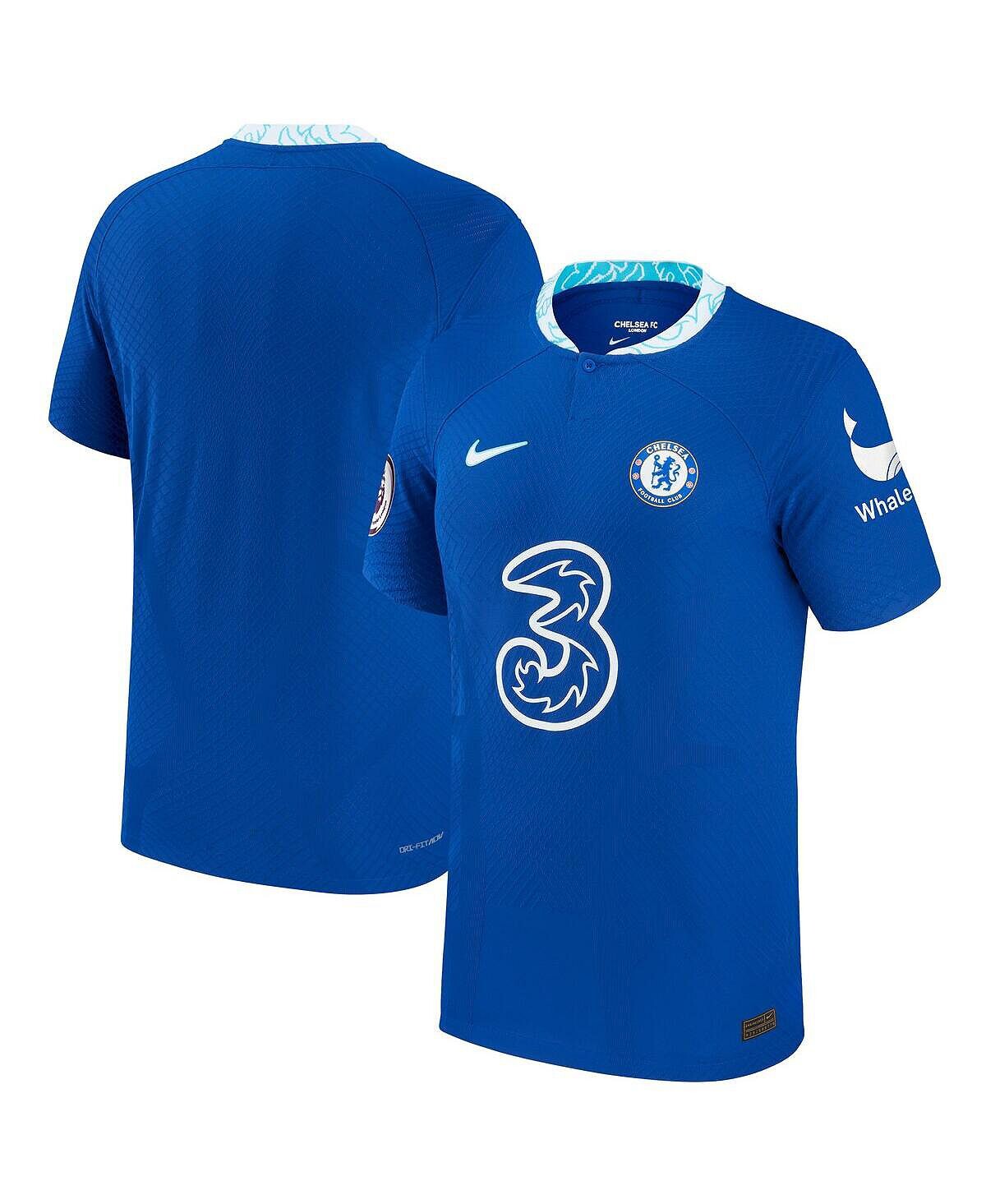 

Мужская синяя футболка chelsea 2022/23 home authentic jersey Nike, синий