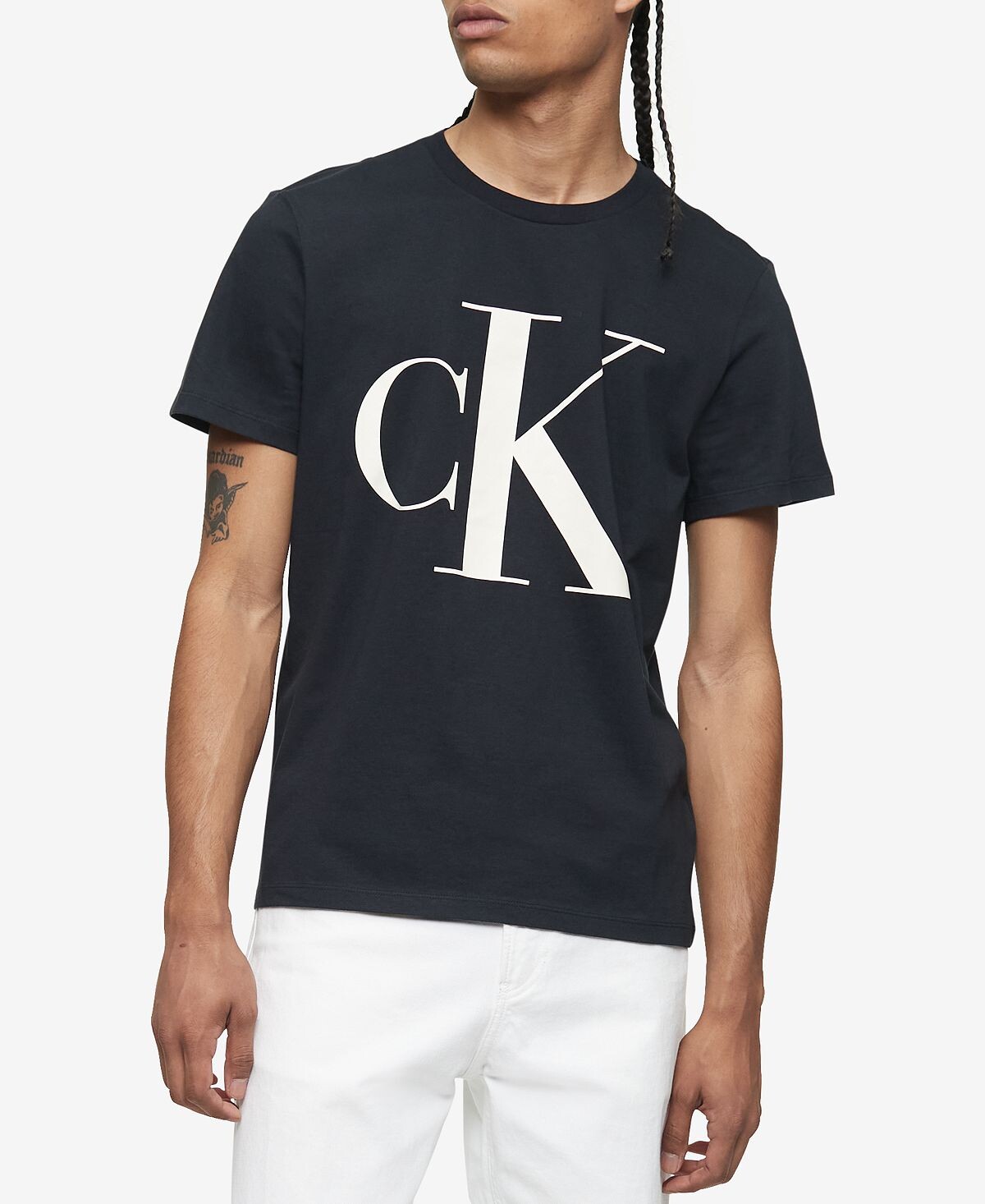 

Мужская футболка с логотипом и монограммой Calvin Klein, мульти