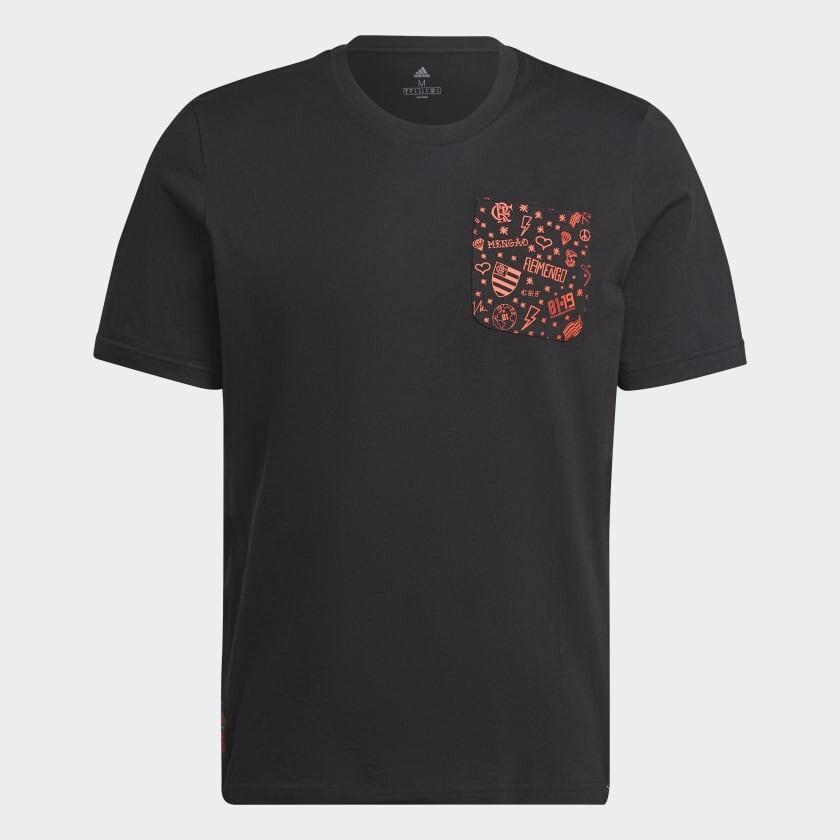 

Футболка adidas CR Flamengo Print, черный