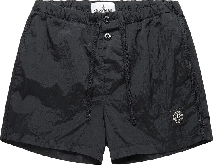 

Шорты Stone Island Nylon Metal Beach Shorts 'Black', черный