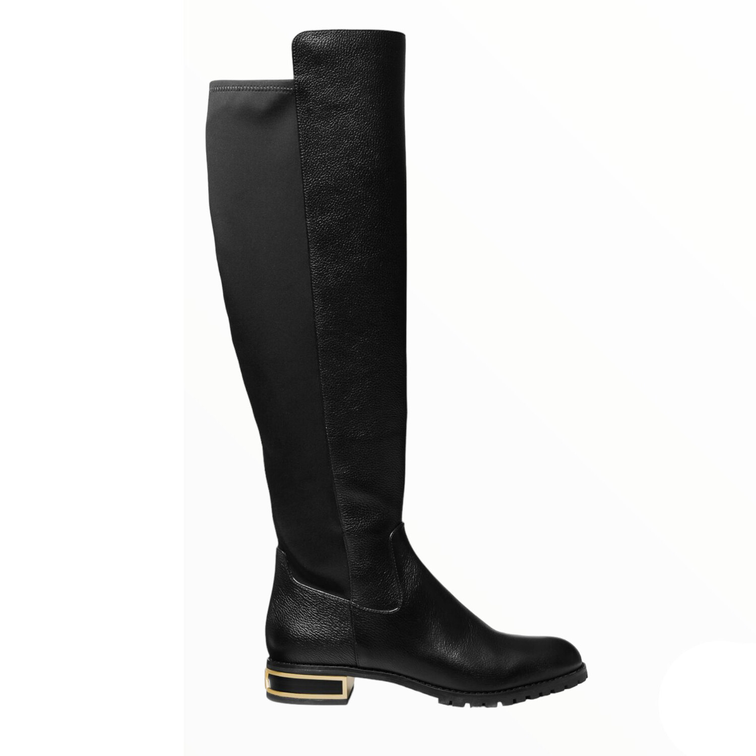 

Сапоги Michael Michael Kors Alicia Leather Over-the-Knee, черный