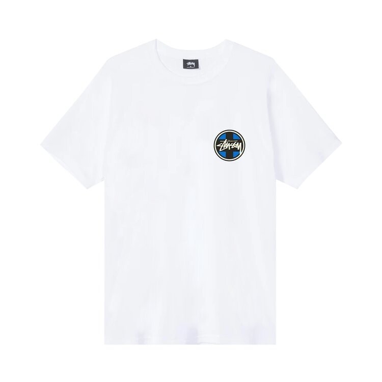 Футболка Stussy Cross Dot Tee 'White', белый