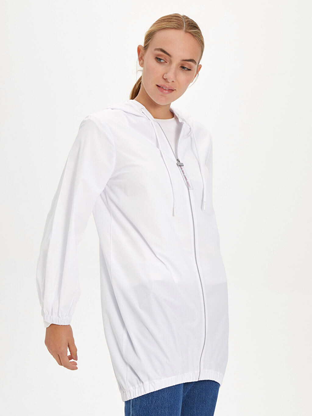 

Женская туника из поплина LCW Modest