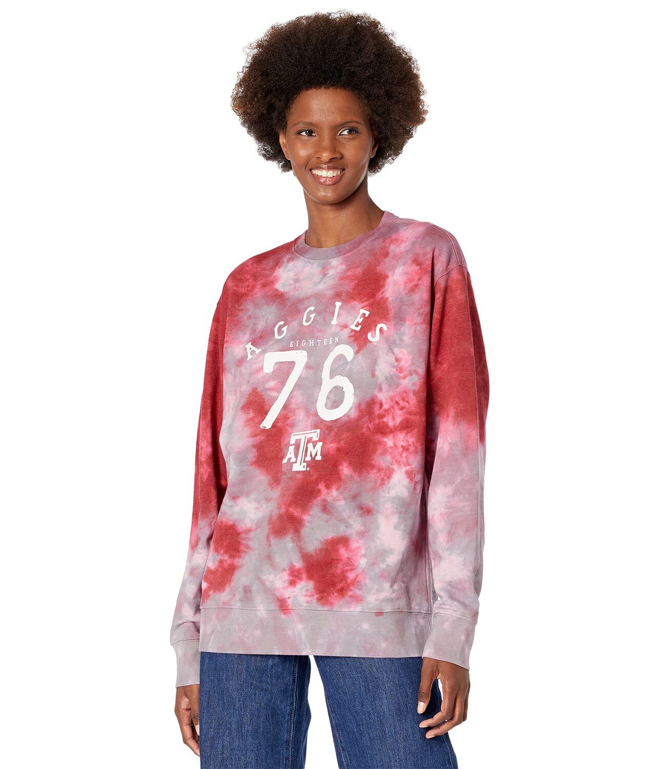 

Худи Lauren James, Texas A&M Aggies Tie-Dye Sweatshirt, Серый, Худи Lauren James, Texas A&M Aggies Tie-Dye Sweatshirt