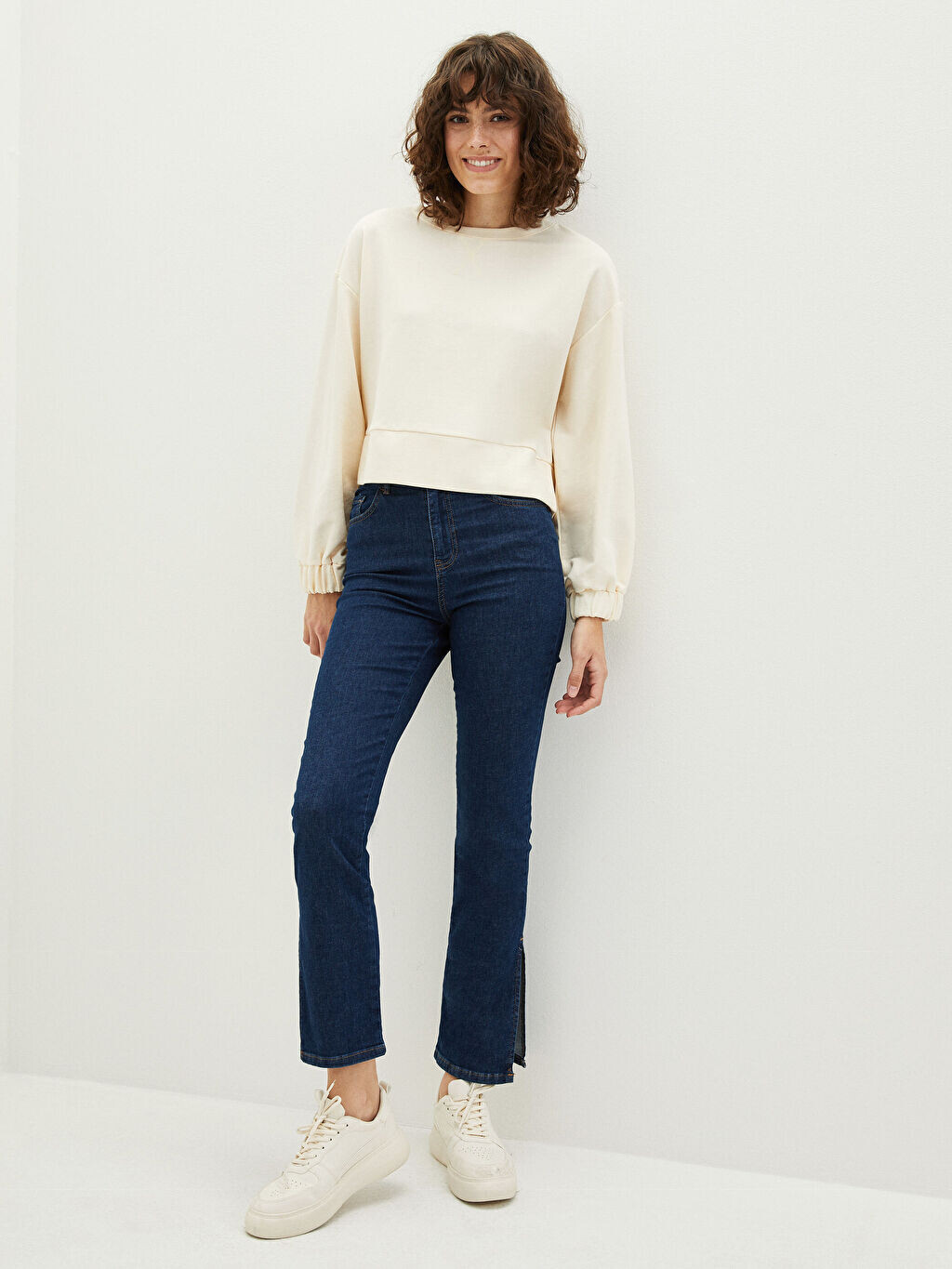 

Зауженные женские джинсы Rodeo с высокой талией и карманами LCW Jeans
