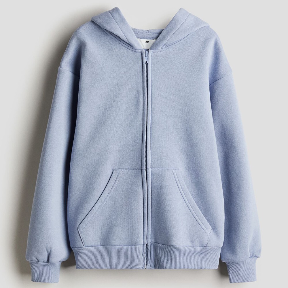 Толстовка H&M Kids Oversized Hooded, голубой