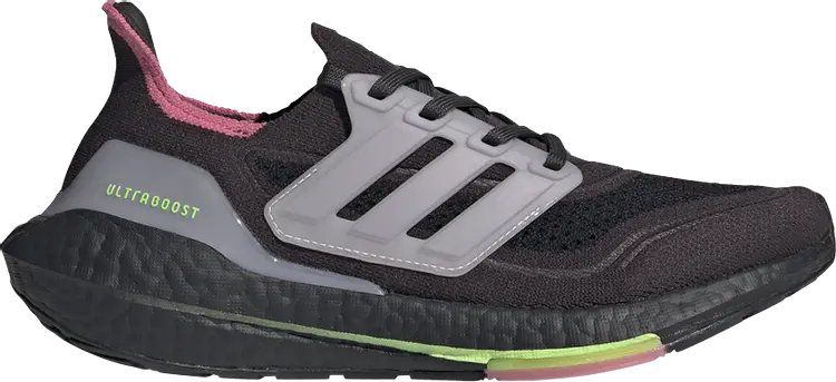 Кроссовки Adidas Wmns UltraBoost 21 'Grey Ice Purple', серый