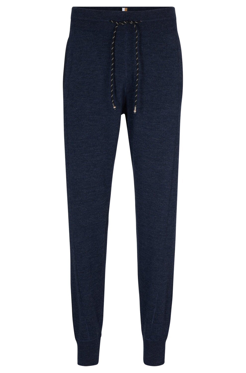 

Брюки Boss Regular-fit Bottoms In Virgin Wool, темно-синий