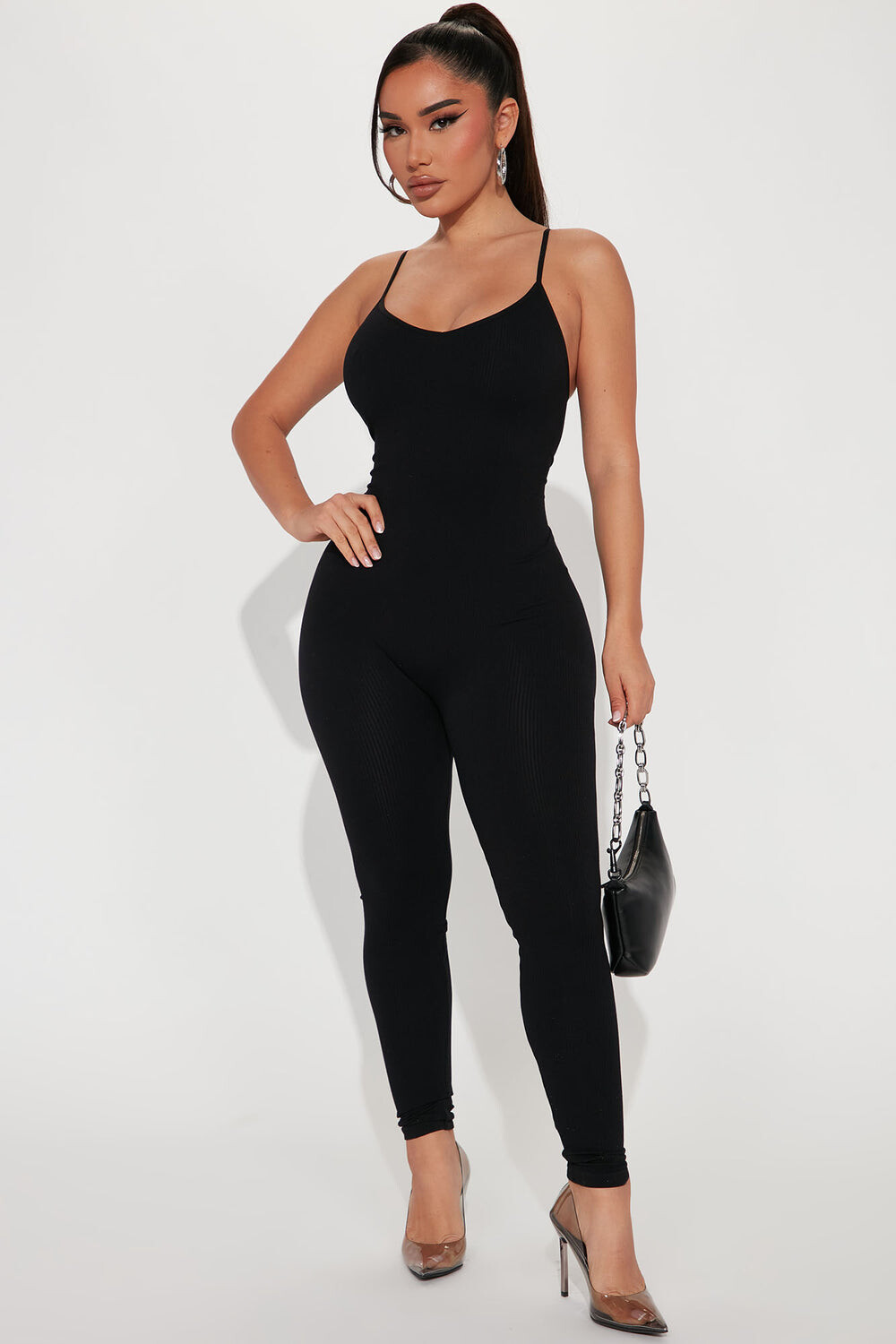 

Комбинезон Fashion Nova 5595, черный