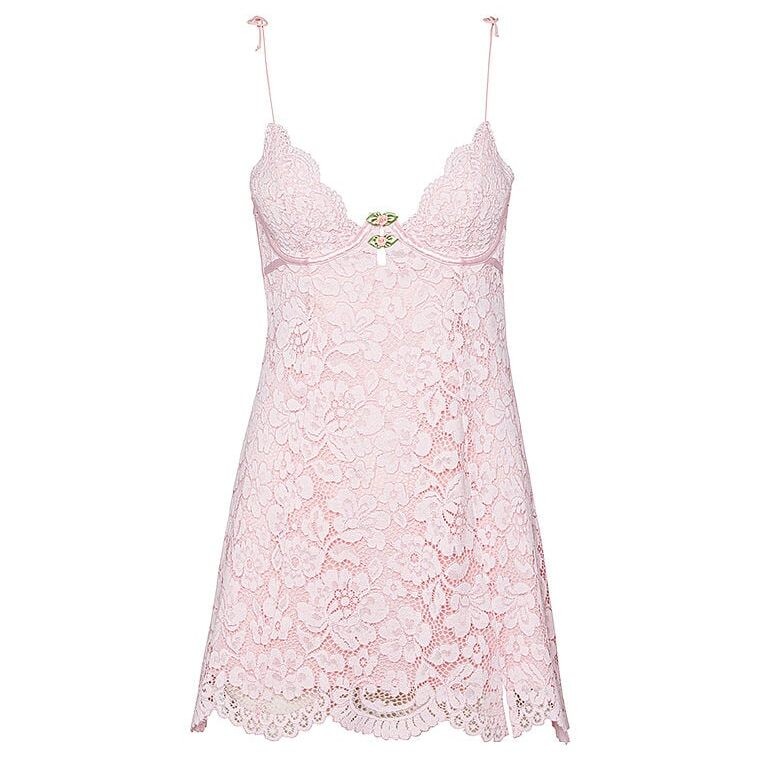 

Комбинация For Love & Lemons Creamsicle Lace, розовый