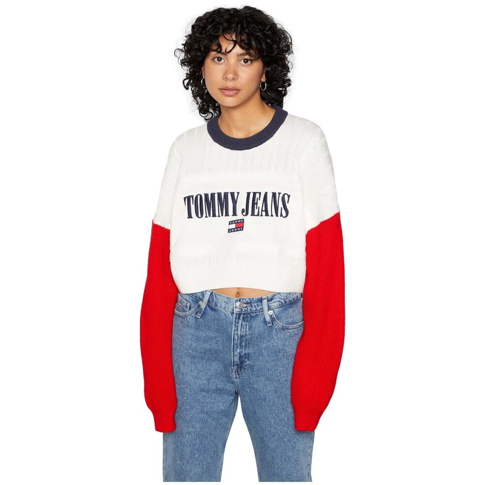 

Свитер Tommy Jeans DW0DW14314 Round Neck, разноцветный