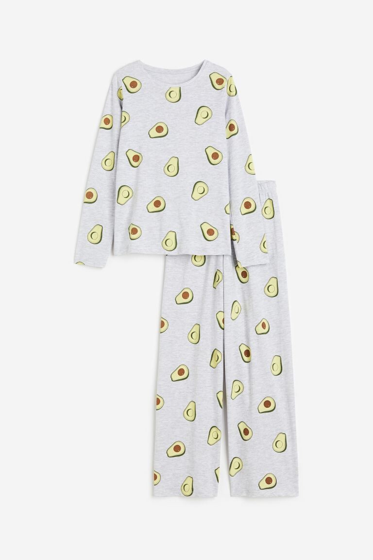 

Пижамный комплект из хлопкового джерси H&M