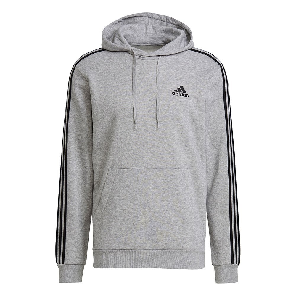 

Худи adidas Sportswear Essentials 3 Stripes, серый