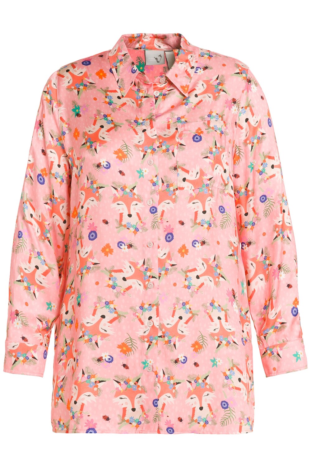 

Блуза Ulla Popken Hemd, цвет rosequartz