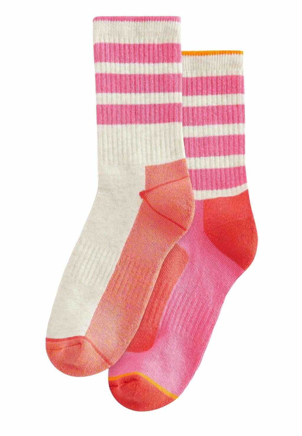 Носки WALKING 2 PACK STANDARD Next, цвет pink stripe