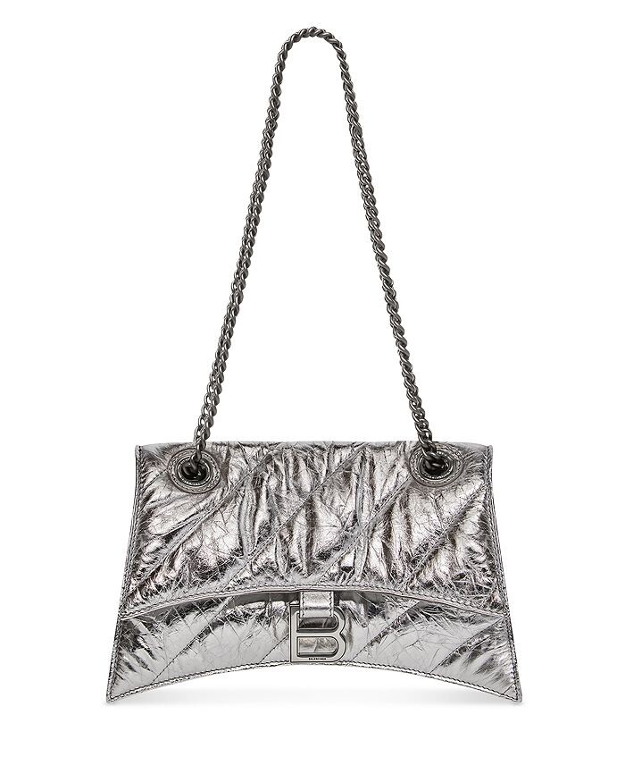 

Маленькая сумка через плечо из стеганой кожи с цепочкой Crush Balenciaga