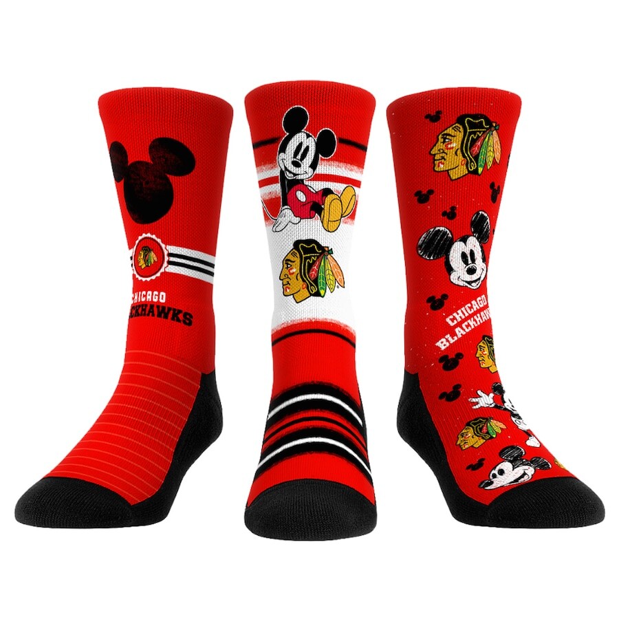 

Комплект носков Rock Em Socks Chicago Blackhawks, красный