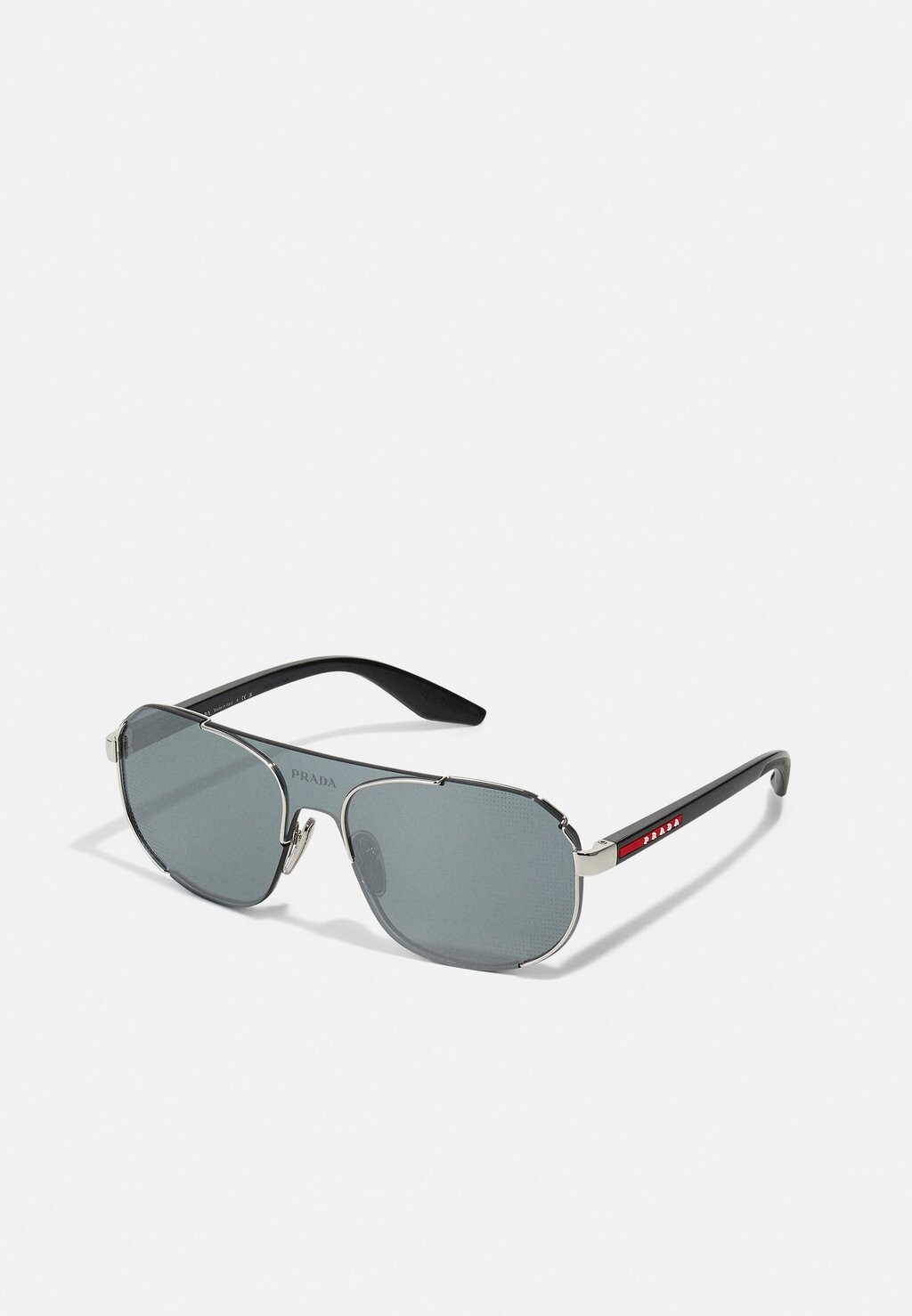 

Солнцезащитные очки Prada Linea Rossa, цвет silver- coloured