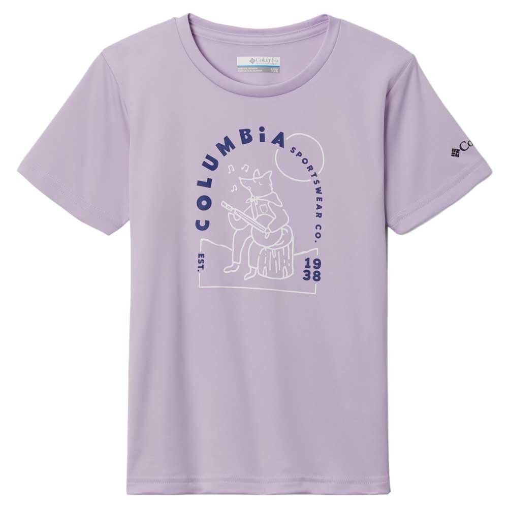

Футболка Columbia Mirror Creek Graphic, фиолетовый