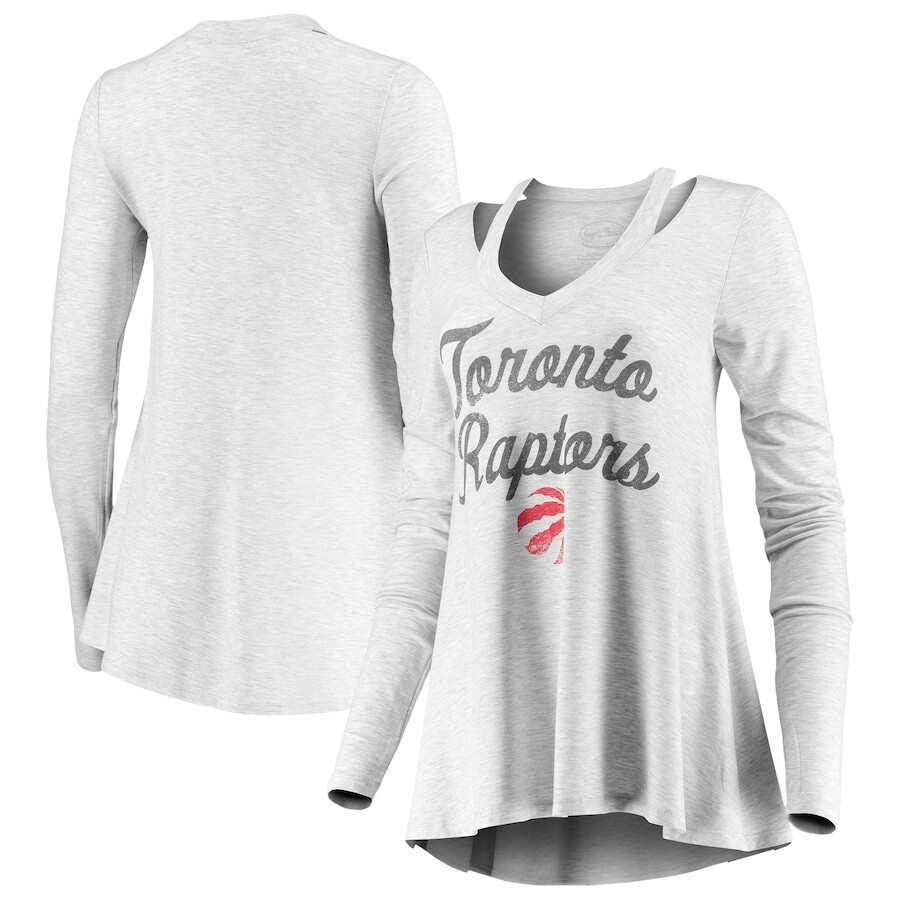 

Футболка с длинным рукавом Majestic Threads Toronto Raptors, серый