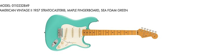 

(ПРЕДЗАКАЗ) Fender American Vintage II 1957 Stratocaster