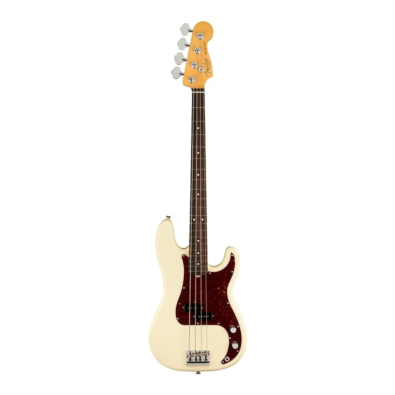

4-струнная бас-гитара Fender American Professional II Precision (накладка на гриф из палисандра, олимпийский белый) Fender American Professional II Precision Bass 4-String Guitar (Olympic White)