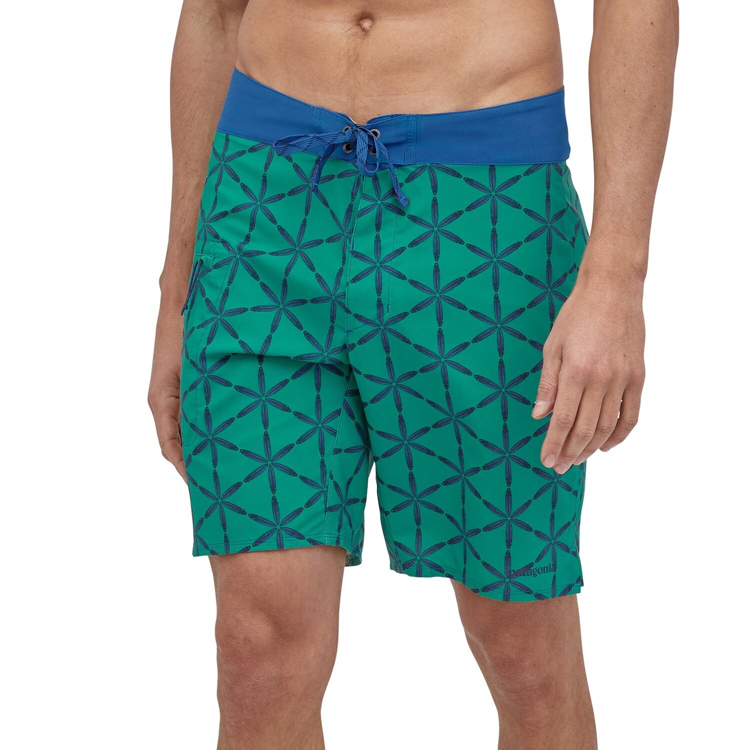 

Пляжные шорты Patagonia Stretch Planing, зеленый