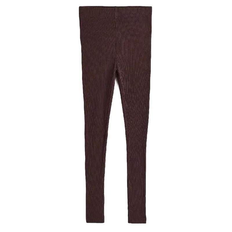 

Легинсы H&M Ribbed, темно-коричневый