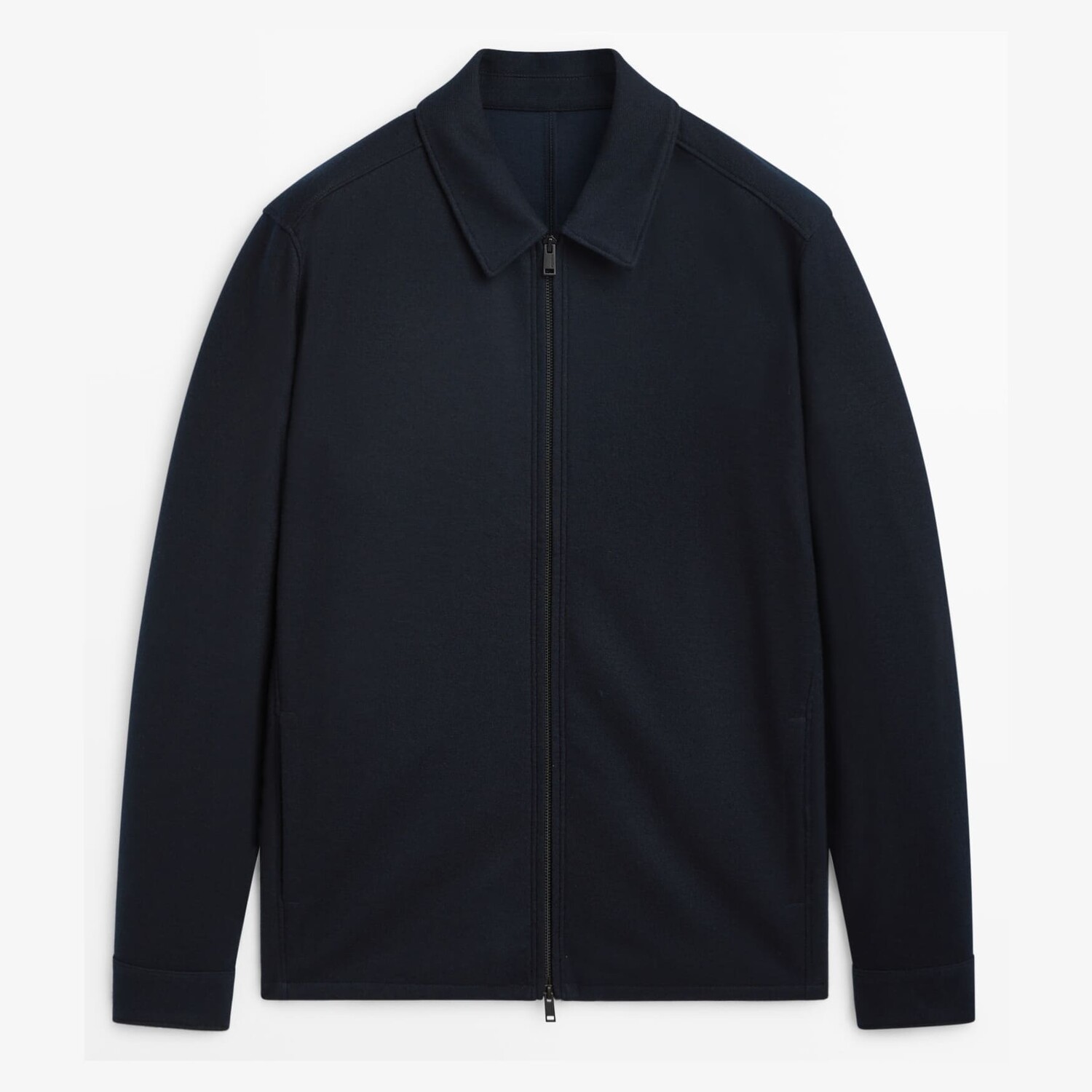 

Куртка Massimo Dutti With Central Zip, темно-синий