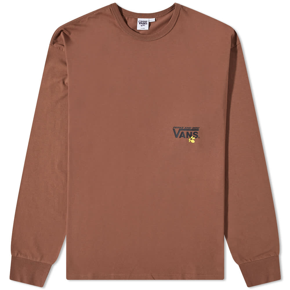 

Футболка Vans Vault x PAM Long Sleeve Spiral Checker Tee, Коричневый