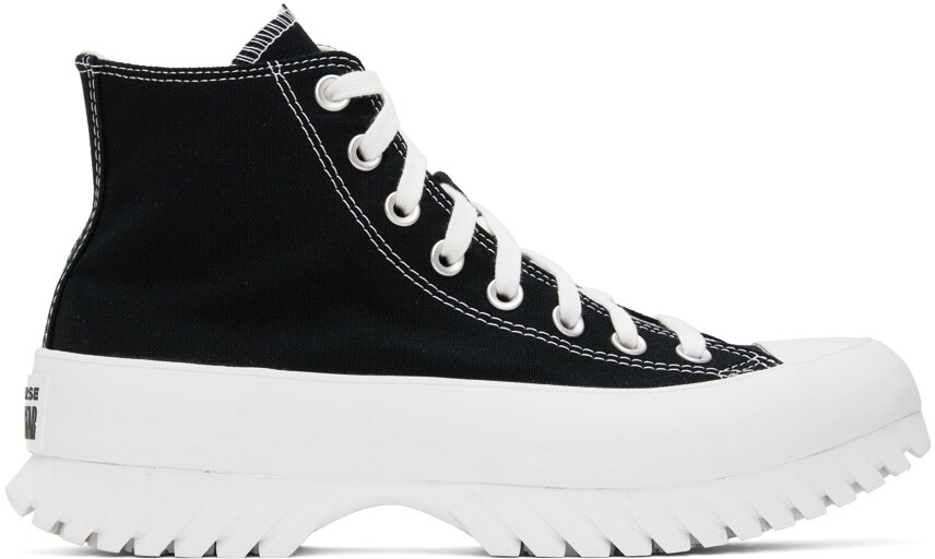 

Черно-белые высокие кроссовки Chuck Taylor All Star Lugged 2.0 Converse