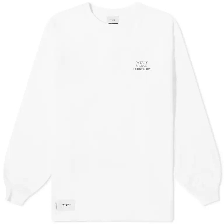 

Свитшот Wtaps Wut Sneak Long Sleeve, белый