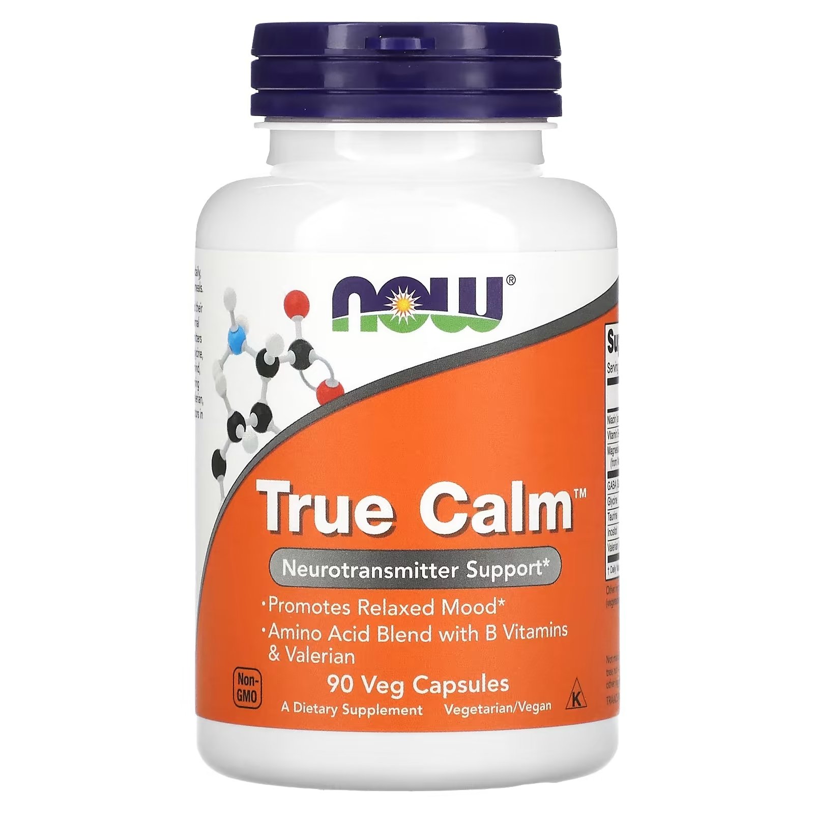 

Пищевая Добавка NOW Foods True Calm, 90 растительных капсул