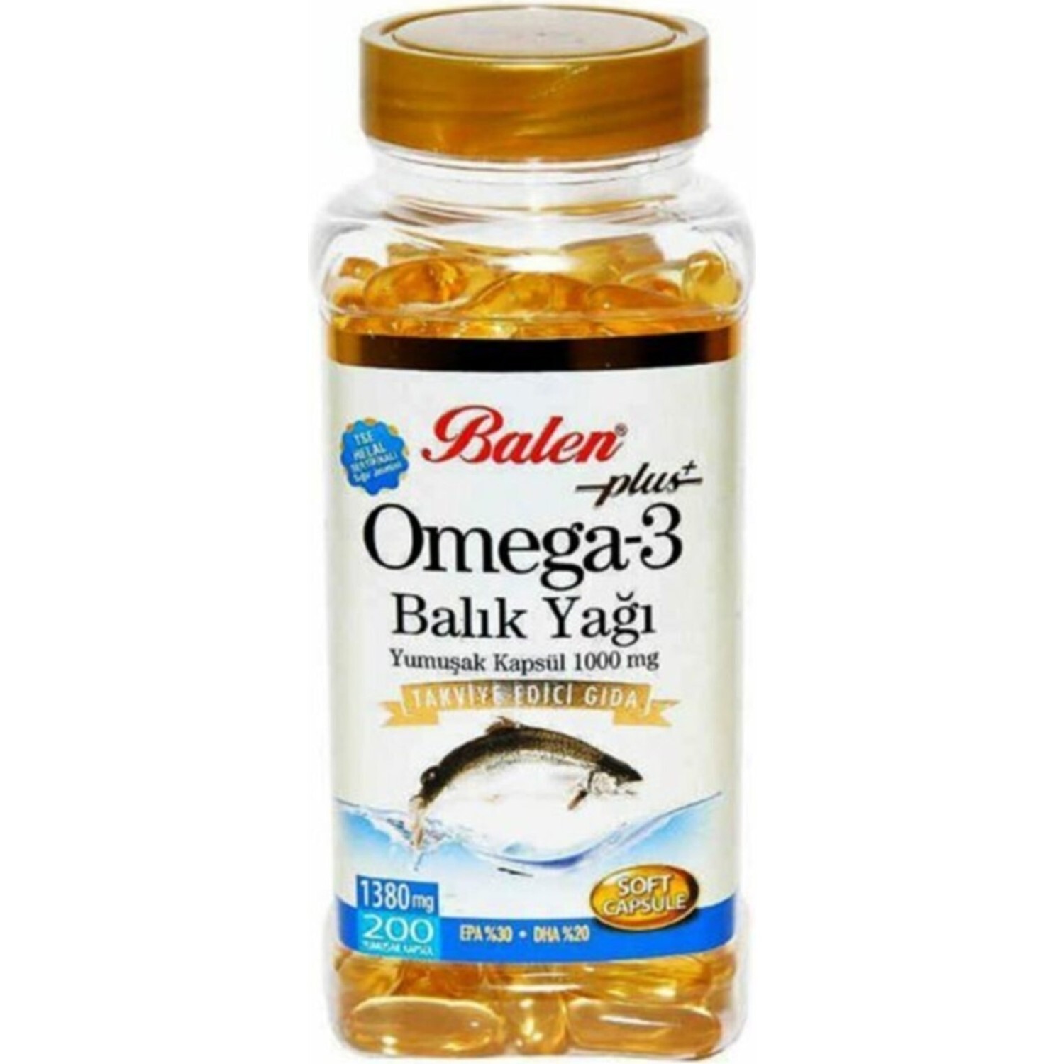 

Balen Omega-3 Plus+ Рыбий жир 200 капсул