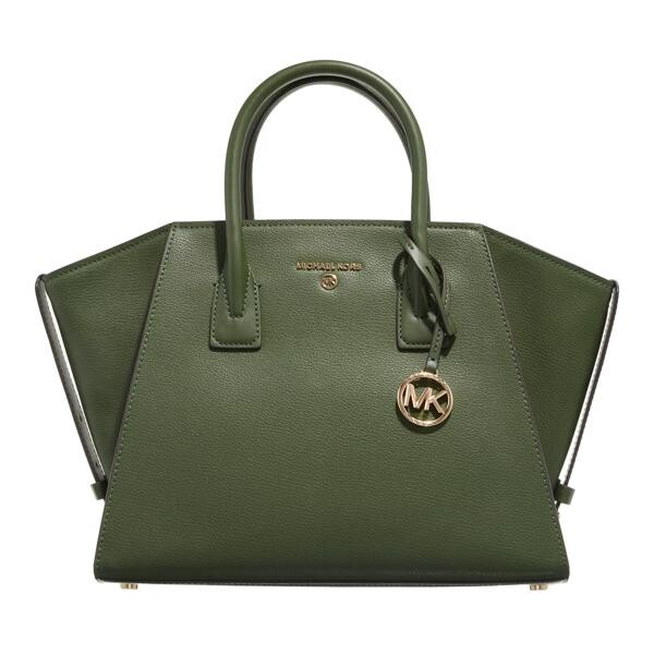 

Сумка avril large top-zip satchel amazon Michael Michael Kors, зеленый