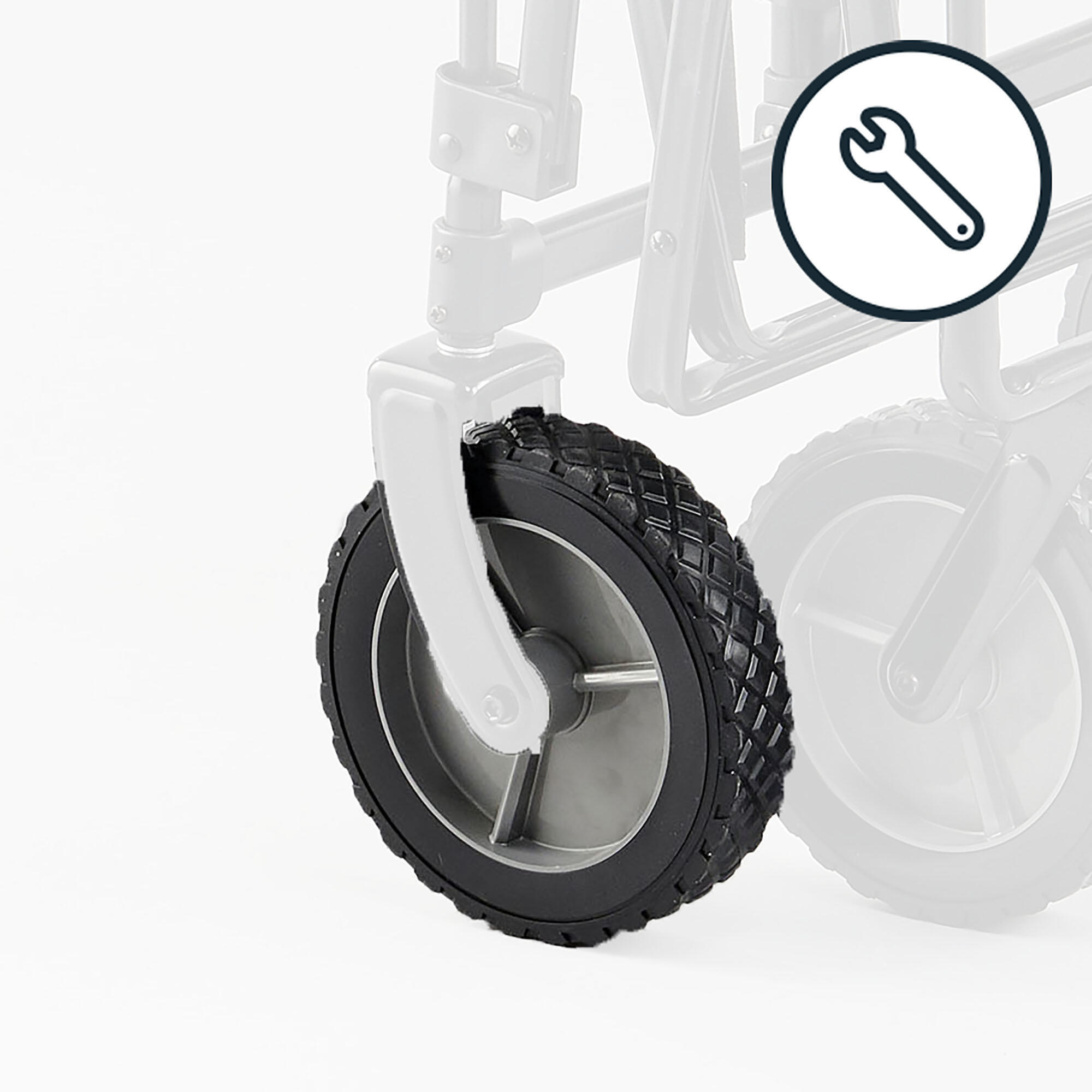 высококачественное бесшумное колесо для багажа dilong w011 аксессуары для чехла на колесиках сменное резиновое колесо нескользящие прочные р Сменное колесо Quechua для походной тележки