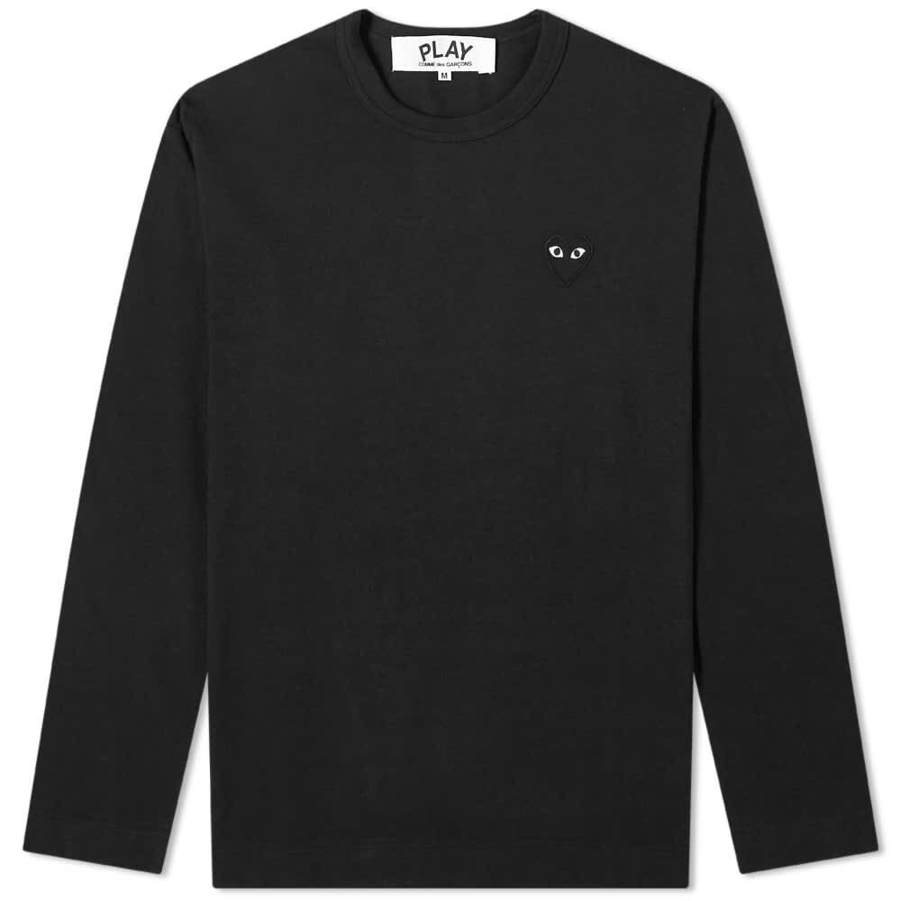 

Футболка Comme des Garcons Play Long Sleeve Tee, Черный