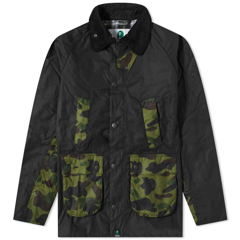 

Вощеная куртка Bedale Camo из коллаборации с A Bathing Ape Barbour