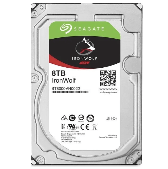 Жесткий диск Seagate IronWolf 8 ТБ 3.5" ST8000VN004 - фото