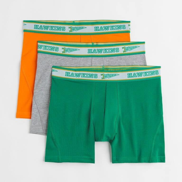 

Боксеры H&M Stranger Things 3-pack Xtra Life, мультиколор
