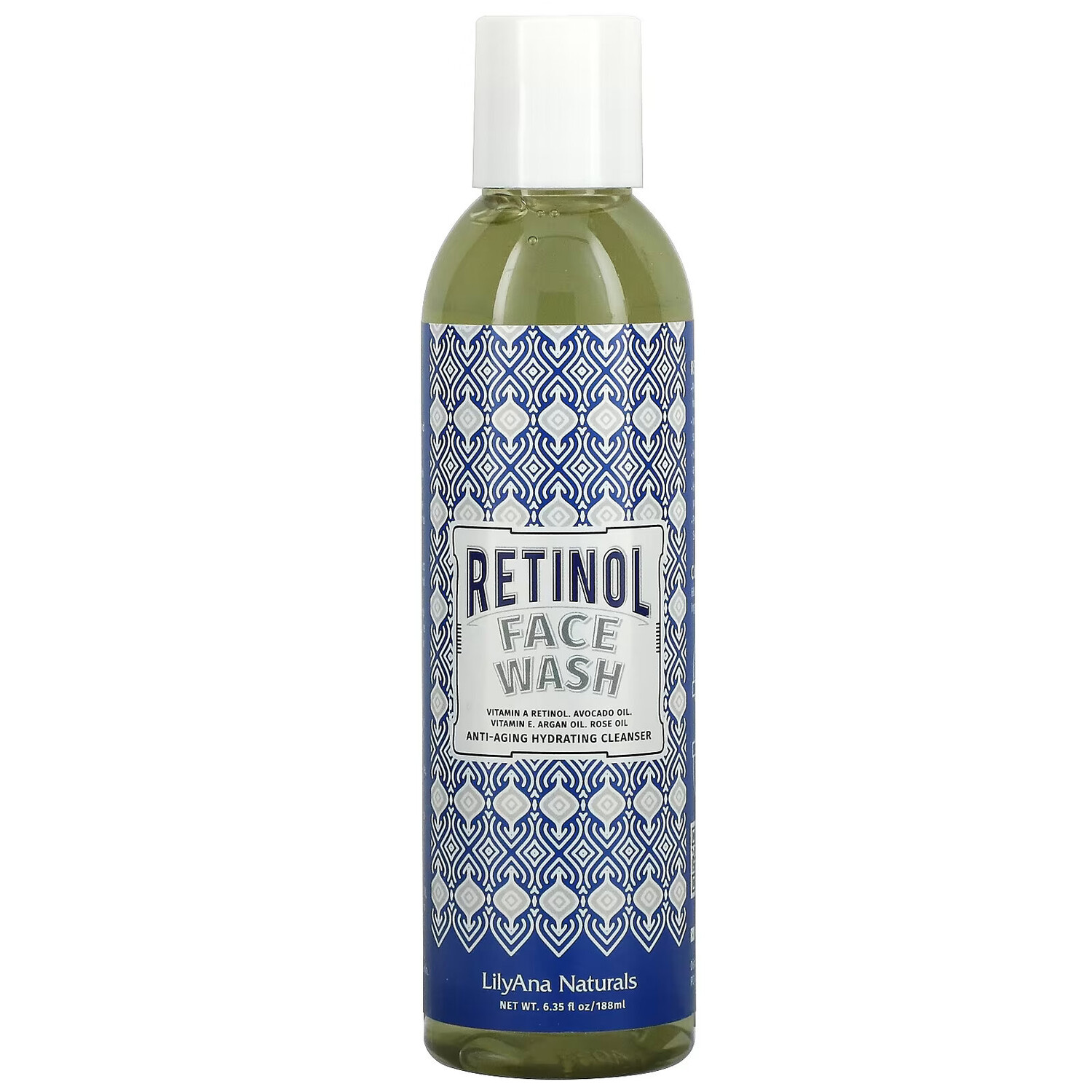 

Lilyana Naturals, Средство для умывания с ретинолом, 188 мл (6,35 жидких унций)