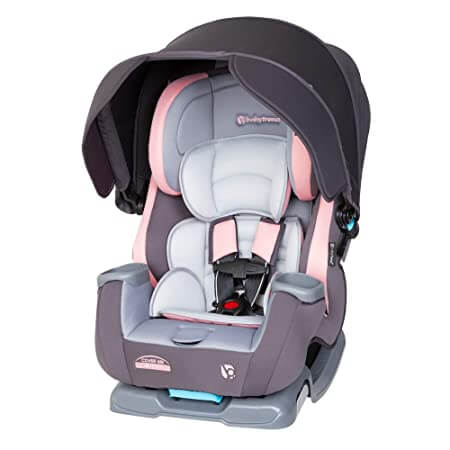 Детское автокресло Baby Trend Cover Me 4 In 1 Convertible, серый/розовый