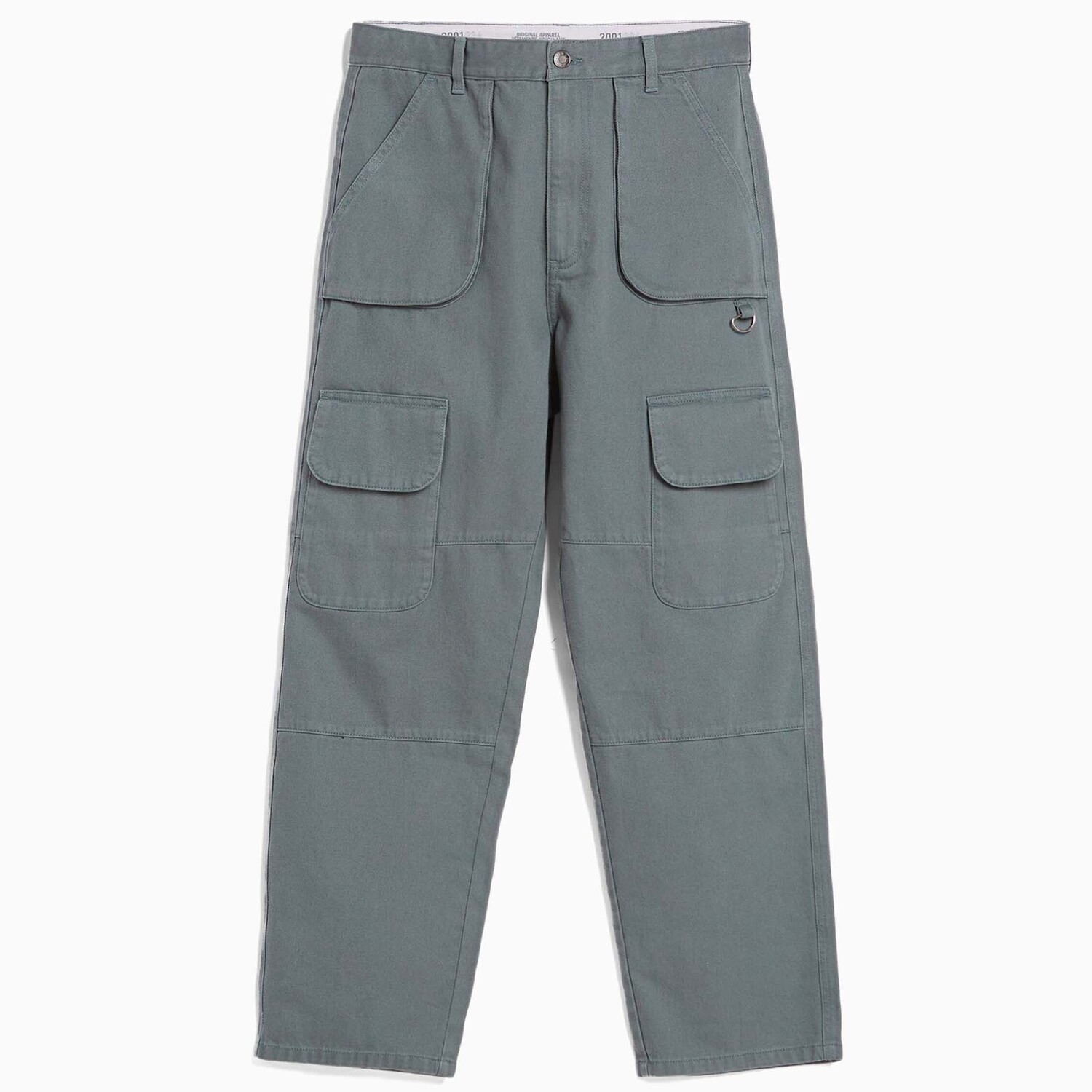 

Джинсы Bershka Multi-pocket Cargo, серо-голубой