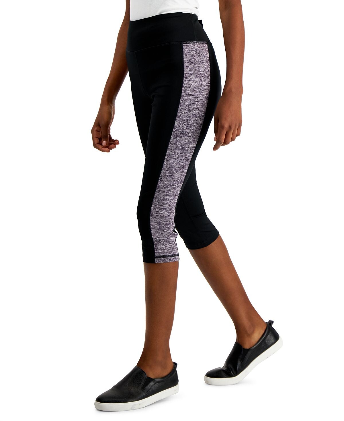 

Укороченные леггинсы active petite с цветными блоками, созданные для macy's ID Ideology
