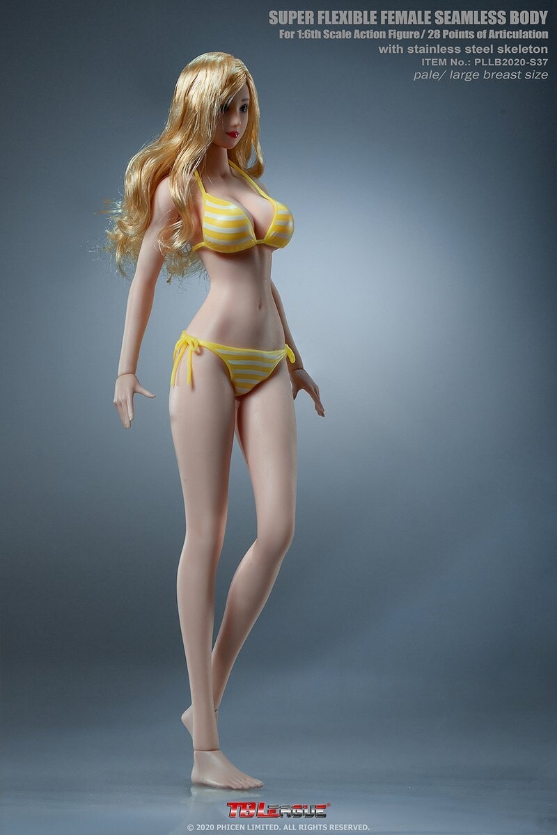 

Фигурка TBLeague S37 Anime Girls 1/6 Pale Skin Large Breast Anime Girls Seamless Body with Head Sculpt, 30 см