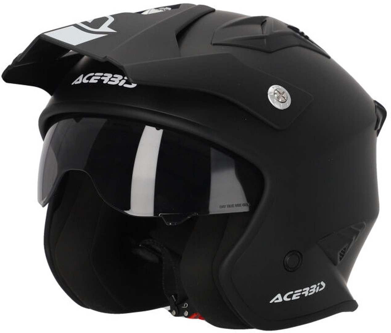 Шлем Acerbis Aria 2023 Solid реактивный, черный шлем acerbis aria 2023 solid реактивный серый